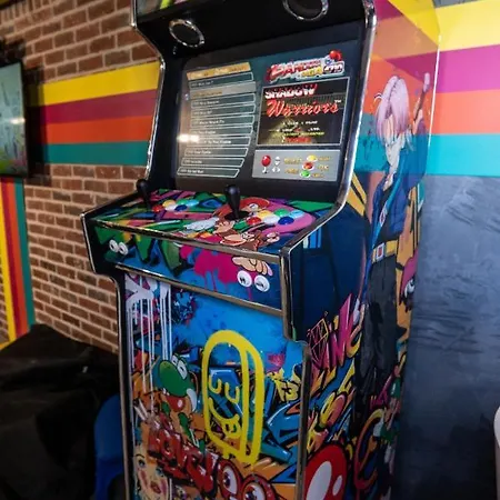 Capsule Art Déco - Jacuzzi - Netflix - Cinéma - Arcade De Jeux&nintendo Switch - 2 - Filet Suspendu Apartamento